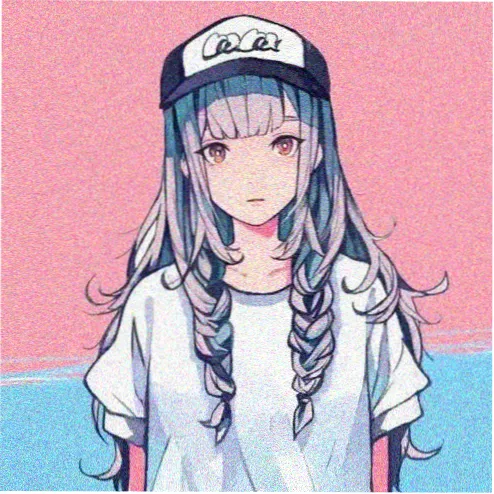 樱花树下侧颜杀女生动漫头像
